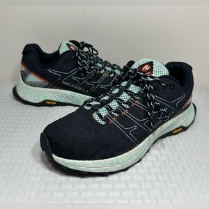 Merrell Women's 10 Moab Flight J066816 Blue Running Hiking Trail Shoes Sneakers